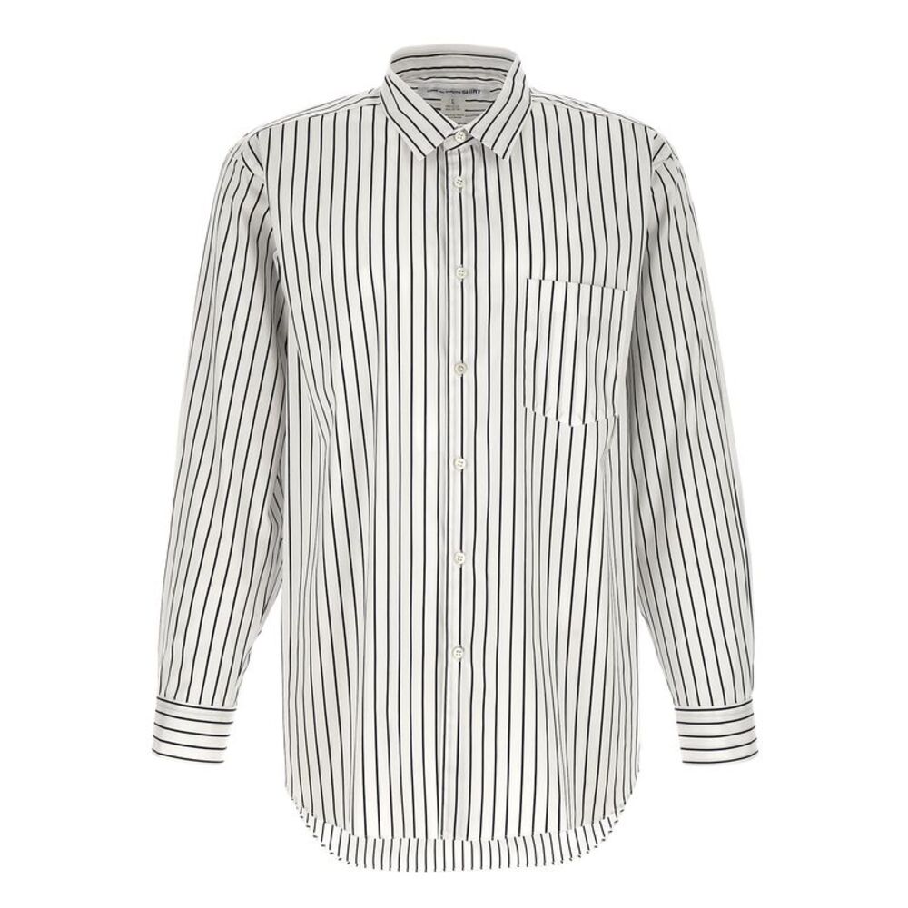 Comme Des Garçons Bicolor Cotton Men's Blouse